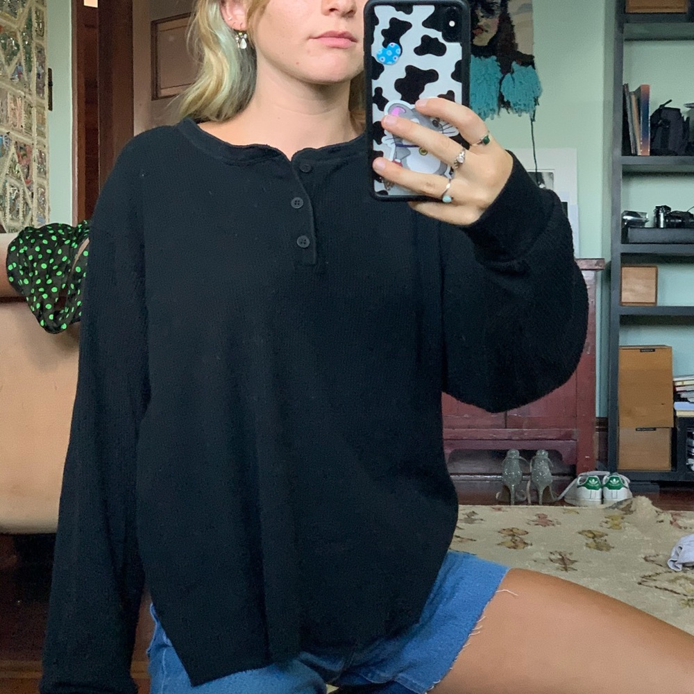 Brandy Melville black lounge top